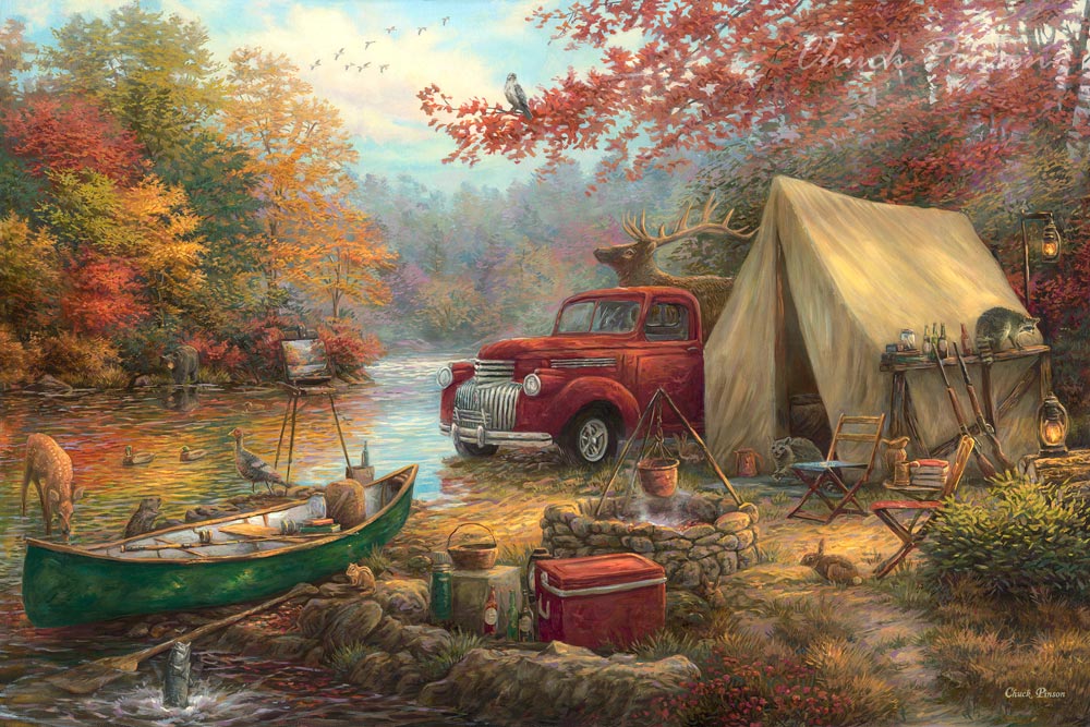 CANVAS GICLEE - Treasures of the Great Outdoors - Chuck Pinson - Art for  Inspired Living