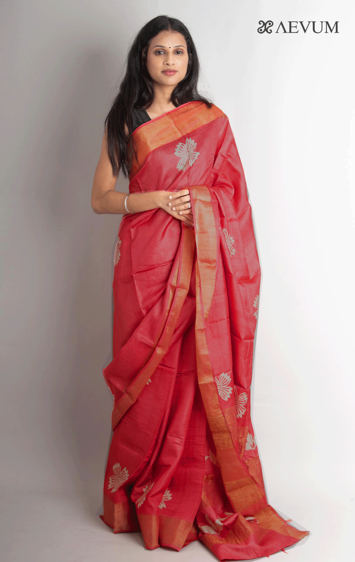 Pure silk with silk mark certified saree - Sari Sanskriti