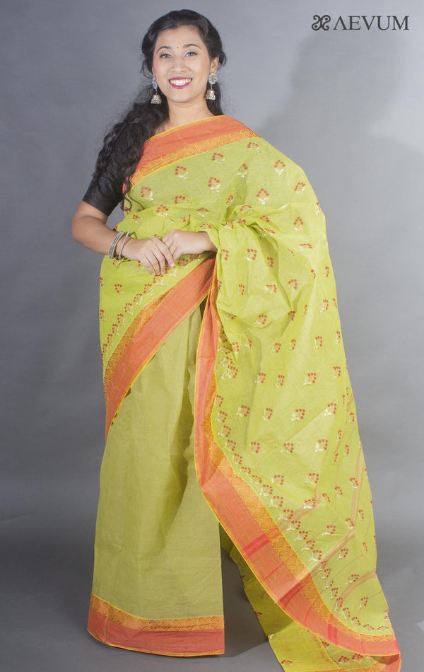 Bengal Cotton Tant Saree with Embroidery - 0467
