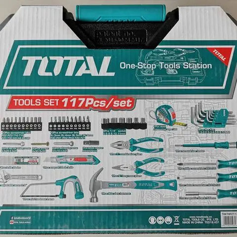 117 Pcs Mechanic Hardware Tools Set Kit THKTHP21176 in Pakistan