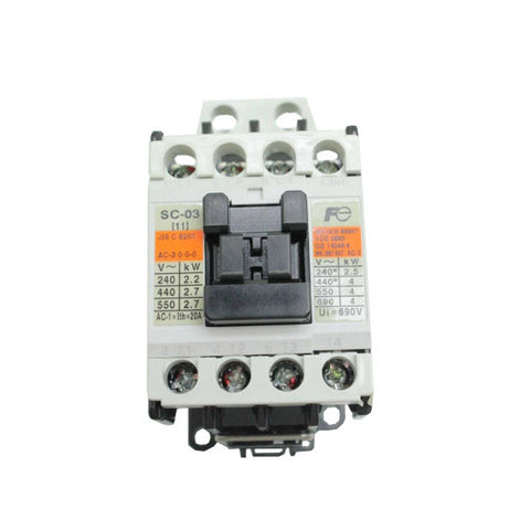 FUJI AC Magnetic Contactor Sc-03 20A in Lot Good Condition in Pakistan