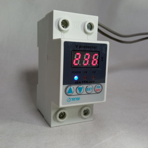 Tense Over and Under Voltage Relay Protective Device V-Protector Protector VP-40A in Pakistan