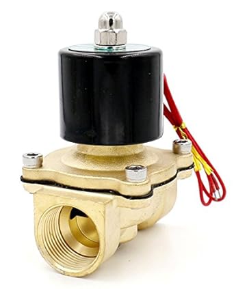 Woljay Electric Solenoid Valve 1-1/2" 1.5" DC 12V Water Air Gas NC  (Normally Closed) Replacement Brass Valve: Amazon.com: Industrial &  Scientific