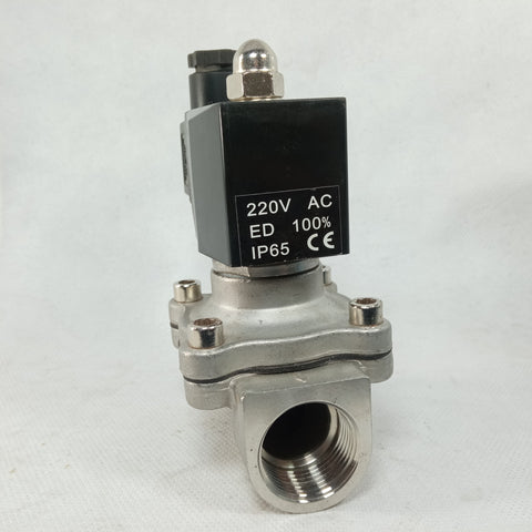 Solenoid Valve SS AC220V in Pakistan