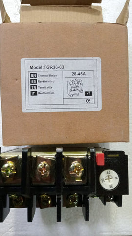 Electric Relay thermal overload protector TGR36-63 in Pakistan