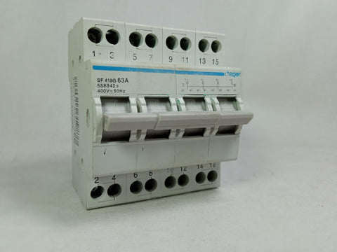 4 Pole Din Rail Change Over Switch SF 419G 63A 400V in Pakistan