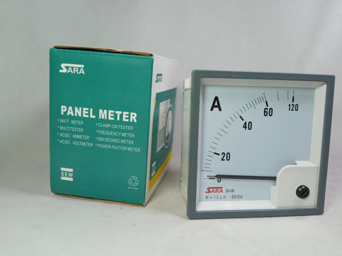 Analog AC Ammeter 60/5A SA-96 Panel Meter SARA in Pakistan