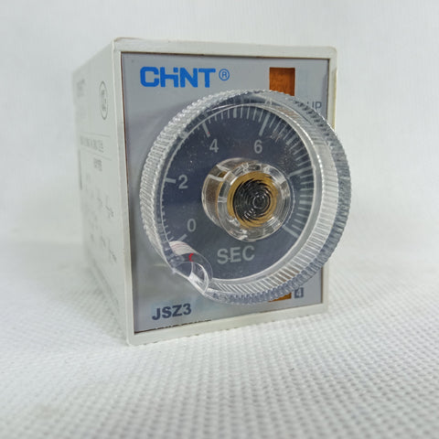 CHINT JSZ3 220VAC Time Relay Electricity Timing Relay Time Delay in Pakistan