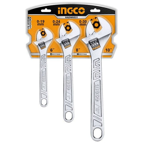 Ingco Adjustable Wrench Set HADWK031 In Pakistan