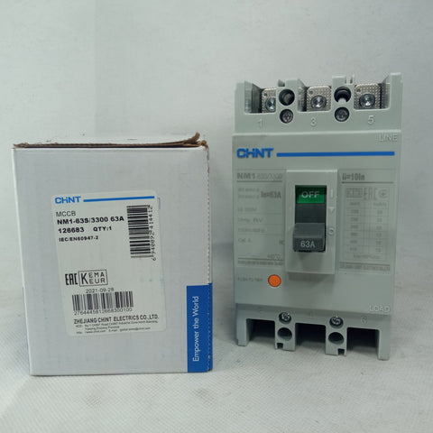 Chint Molded Case Circuit Breaker 3 Pole MCCB 63A in Pakistan