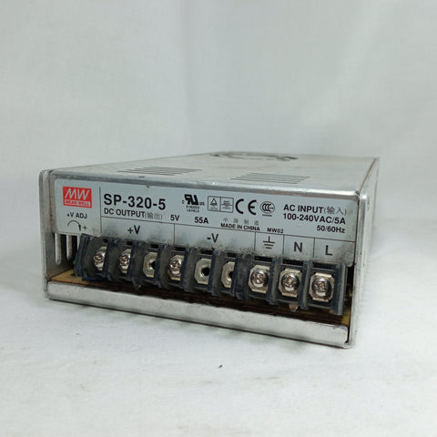 275W 5V 55A Power Supply Mean Well MW ﻿SP-320-5 Lotted in Pakistan