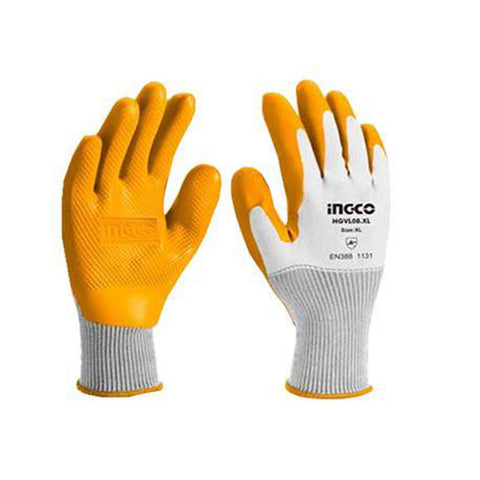 Ingco Latex gloves Industrial HGVL08-XL in Pakistan