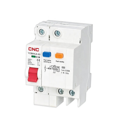 CNC Residual Current Circuit Breakers YCB6HLE-63 in Pakistan