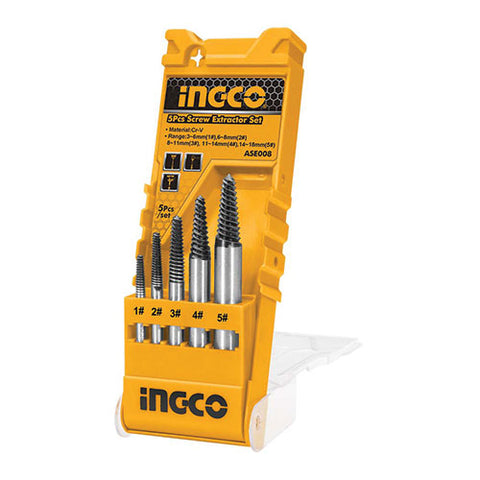 Ingco ASE008 5PCS Screw extractor set in Pakistan