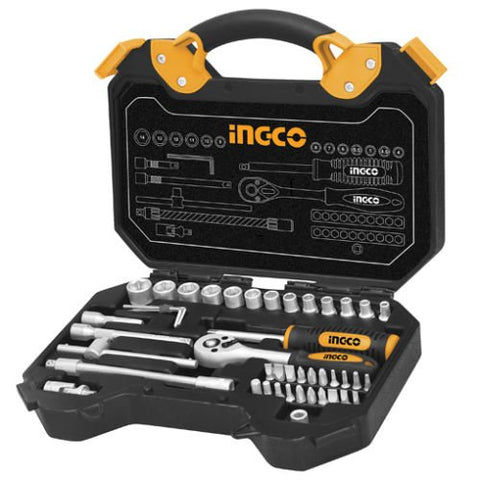 Ingco 45Pcs 1/4 Socket Set Industrial HKTS14451 in Pakistan