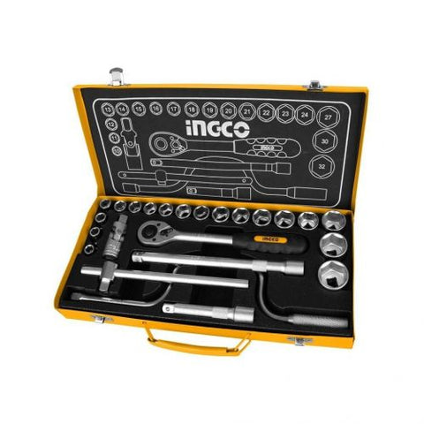 Ingco 24Pcs 1/2 Socket Set Industrial HKTS0243 in Pakistan