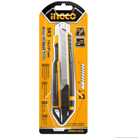 Ingco Snap-Off Blade Knife HKNS16538 In Pakistan