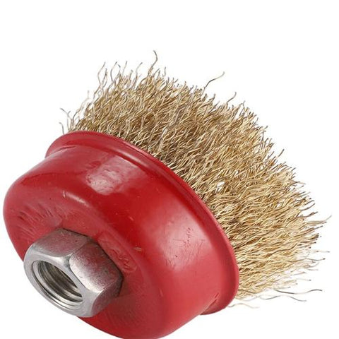 Crimped Wire Cup Brush Angle Grinder Size 14mm