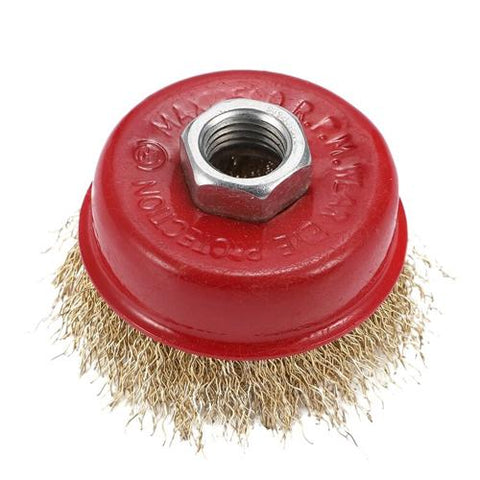 CUP BRUSH (CRIMPED) - Maxsell Powertools