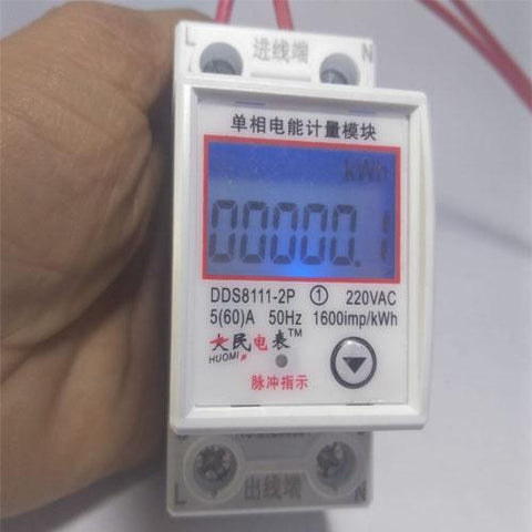 DDS8111-2p 1600imp kWh Digital KWh Measuring Meter in Pakistan