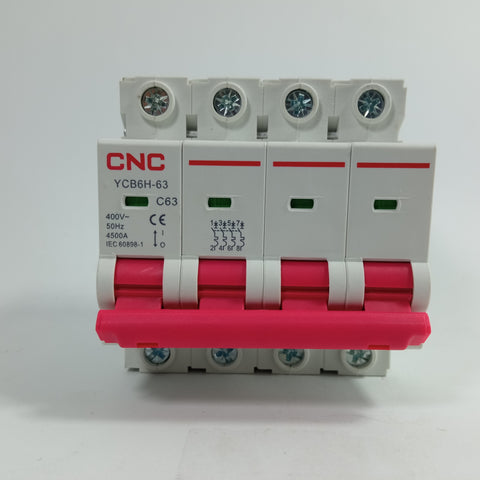 CNC ELECTRIC YCB6H-63 MCB – 4500A 400V AC Circuit Breaker in Pakistan