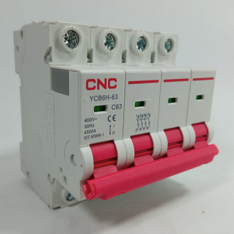 CNC ELECTRIC YCB6H-63 MCB – 4500A 400V AC Circuit Breaker in Pakistan
