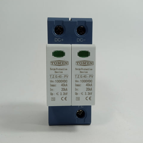 TOMZN TZG 40-PV 1000v DC 20KA~40KA House Surge Protector Device in Pakistan