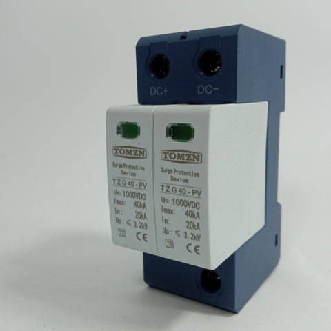 TOMZN TZG 40-PV 1000v DC 20KA~40KA House Surge Protector Device in Pakistan