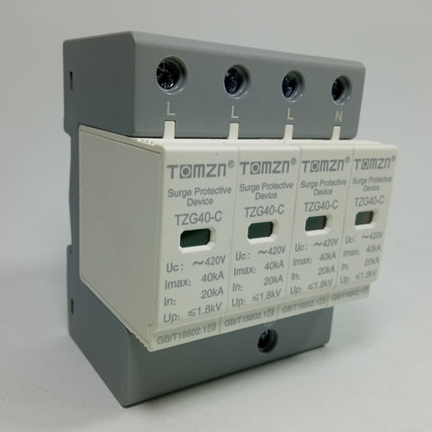 TOMZN SPD Surge Protective Device AC 3P~60KA~420V House Lightning Protection in Pakistan