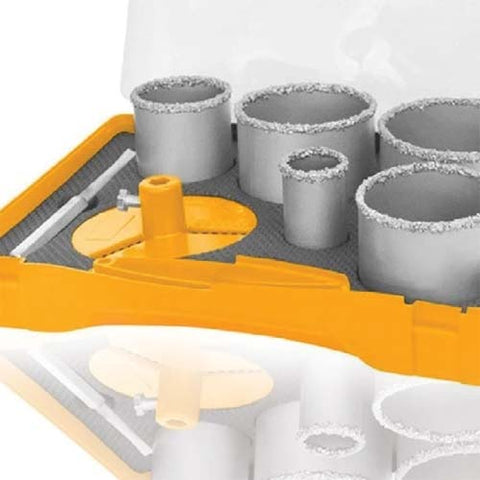 Ingco 7PCS CARBIDE GRITTED HOLE SAW SET AKCH0071 in Pakistan