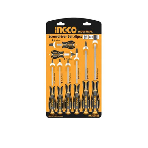 Ingco 8 Pcs screwdriver set HKSD0828 in Pakistan