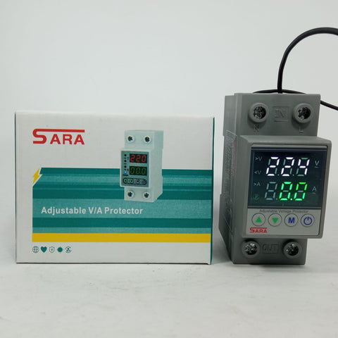 SARA Adjustable V/A Voltage Protector 63A in Pakistan