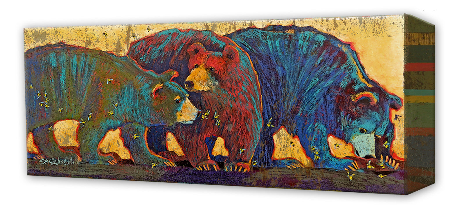 Grizzly Bear Metal Wall Art