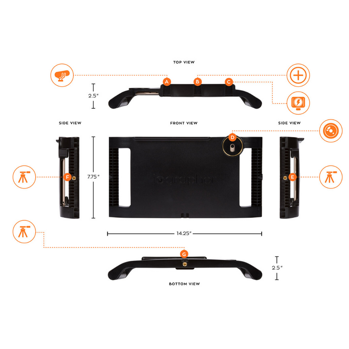 Iographer Filmmaking Case For Ipad 9 7 Fits Ipad Air 1 2 9 7 Pro