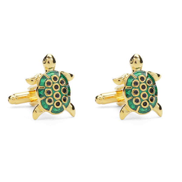 Lucky Turtle Cuff Links - Weekend Casual