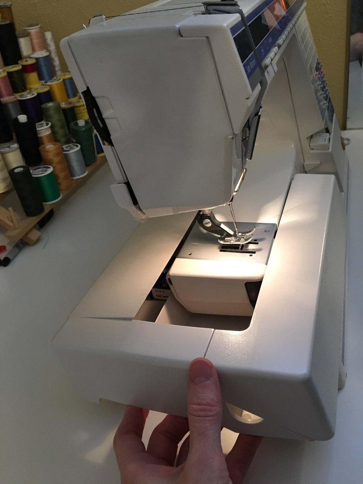 Anna Allen Clothing Blog: new/old sewing machine.