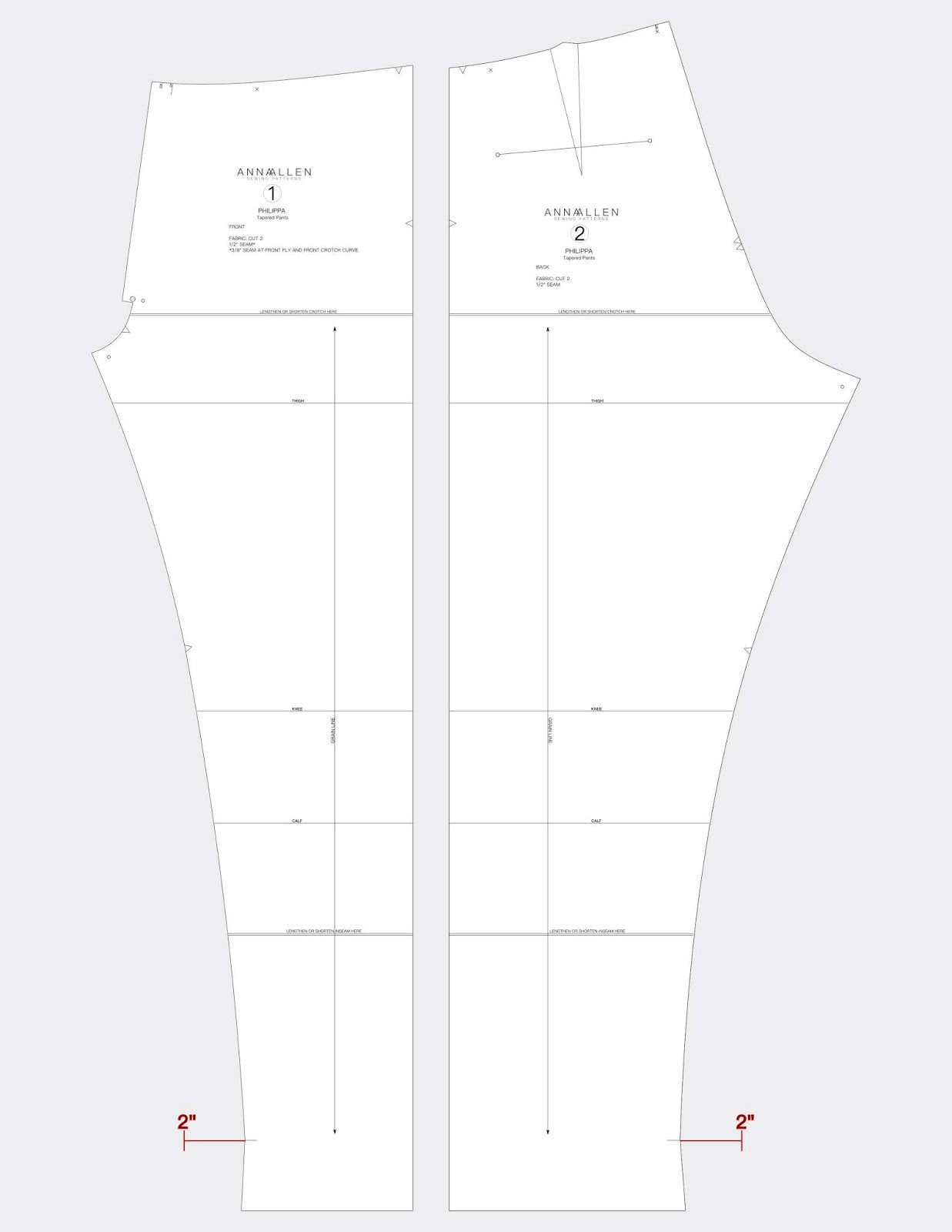 Paper Bag Pants {Free PDF Pattern} - Shwin & Shwin