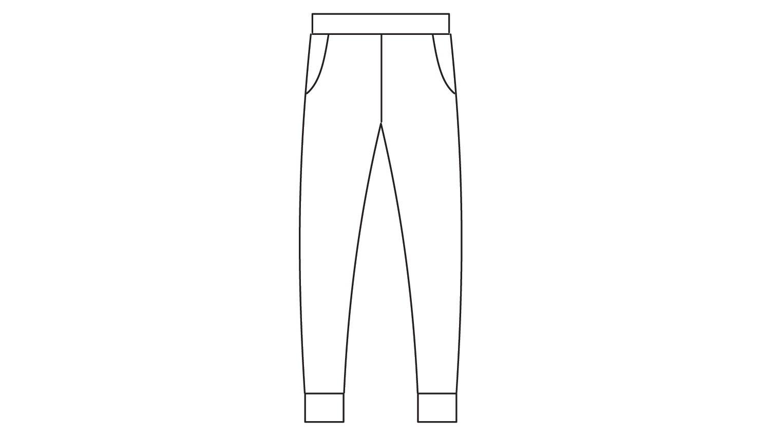 joggers outline
