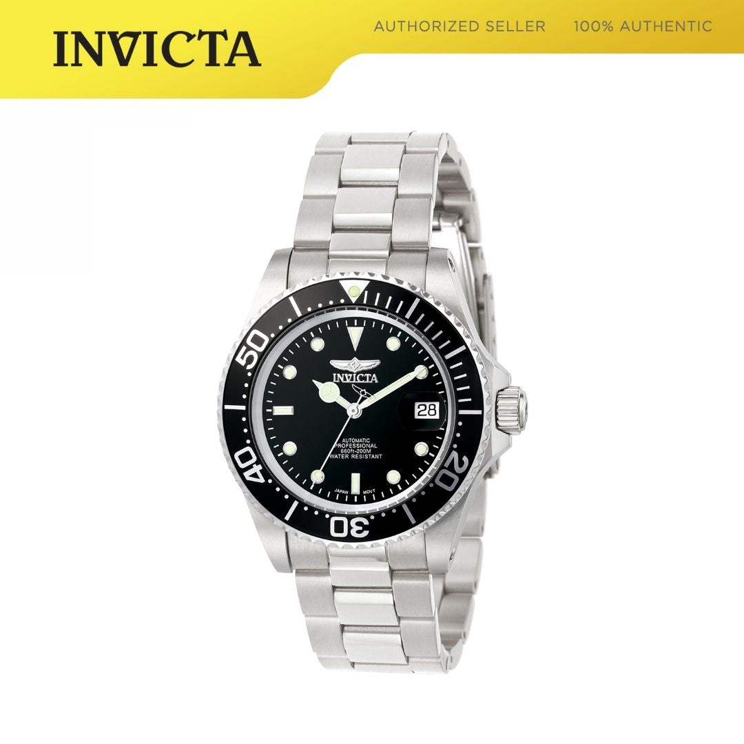 Watch Invicta Pro Diver 40mm Stainless Steel Black dial NH35A Automati –  