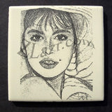 Ceramic Tile - Original Pencil Sketch Drawing