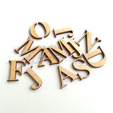 SALE: Wood Calendar 12 Month "3D" Letter Alphabet - Month Letters (3/4")
