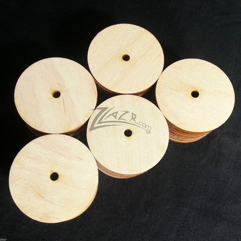 2"x1/8" Wooden Circle Disc Tag Family Birthday Date Board ...