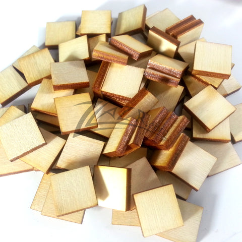 small wooden craft supplies