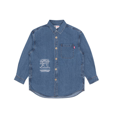 AAPE LOGO EMBROIDERED SHIRT