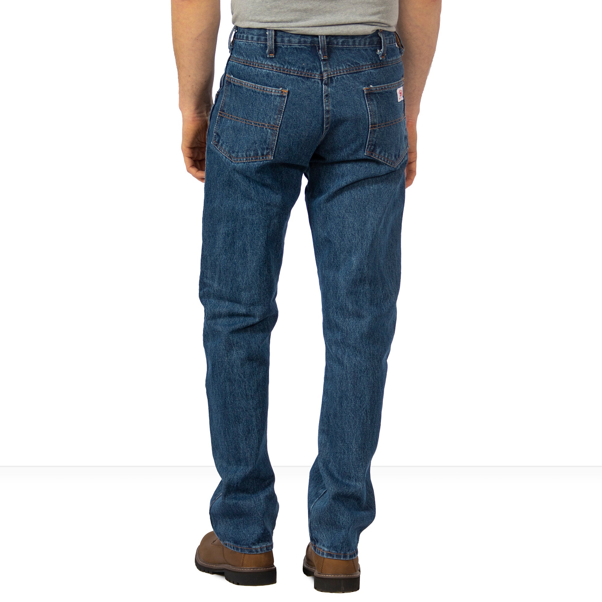 105 American Made Jeans Regular Fit 14 oz 5 Pocket Jeans Made in USA –  Round House American Made Jeans Made in USA Overalls, Workwear