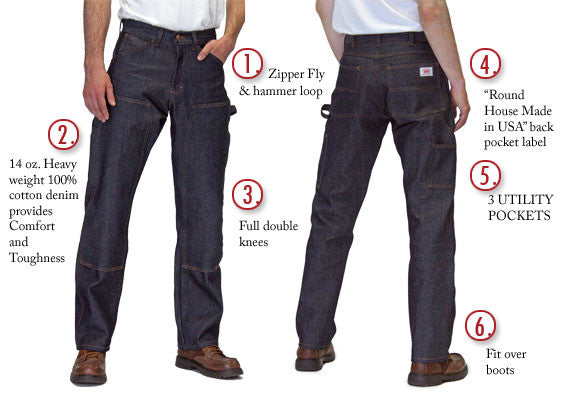 double knee carpenter pants