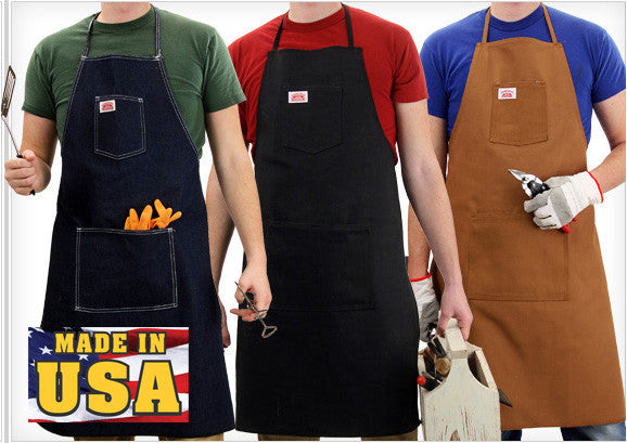 Made in USA Shop Aprons for Work Grilling etc. 111 Years 