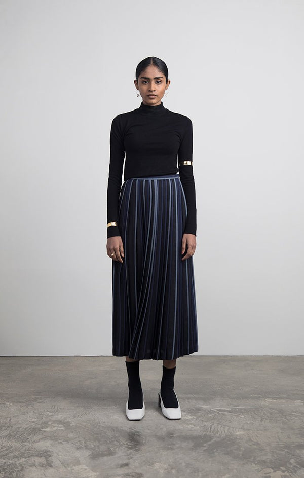 Pleated Silk Statement Skirt – Bodice Studio International