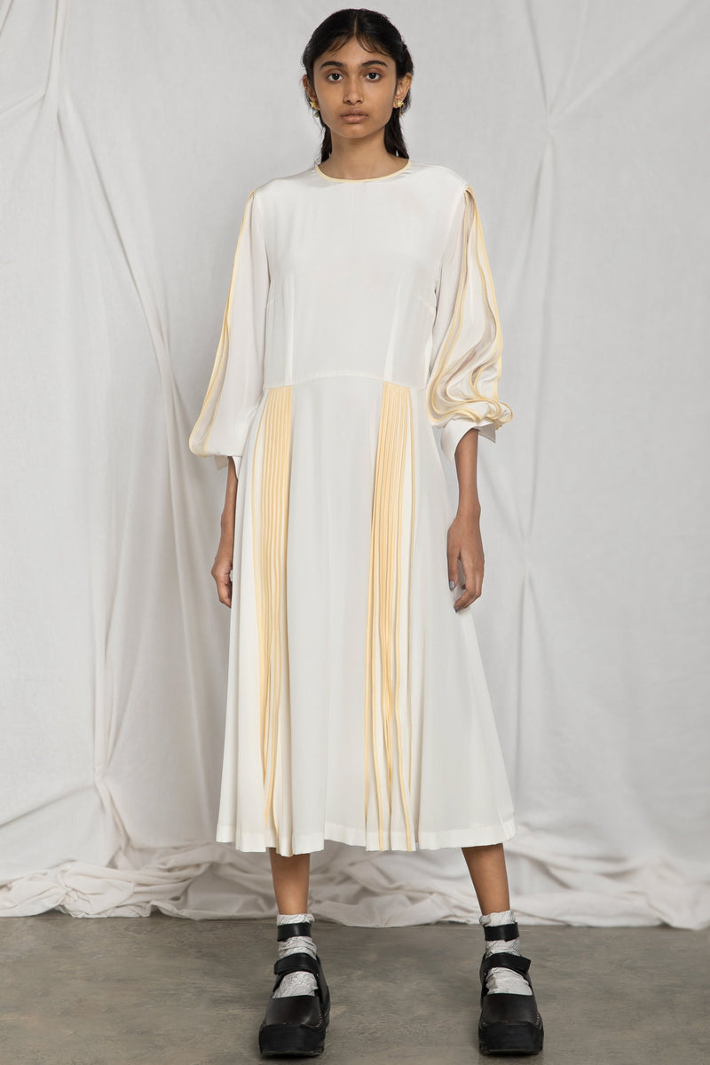 Pleated silk dress – Bodice Studio International