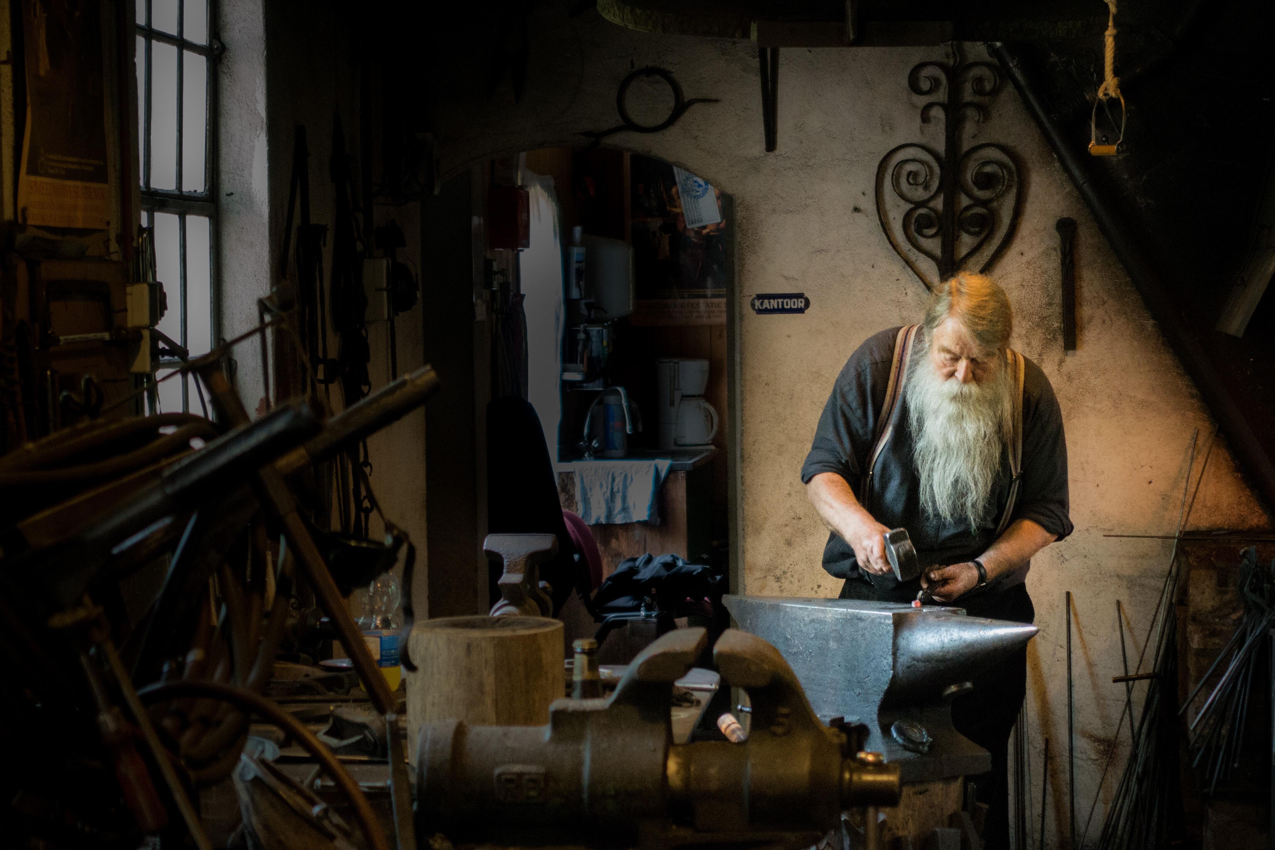 Man in a workshop